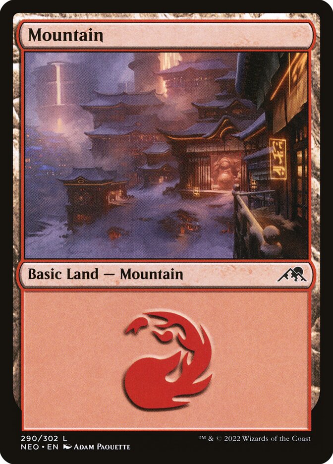 Mountain card front