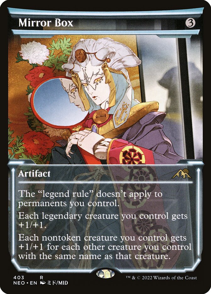 Mirror Box card front
