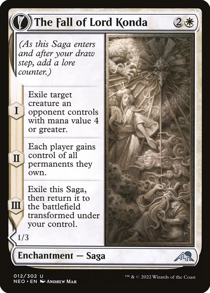 The Fall of Lord Konda card front