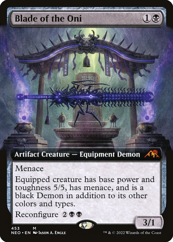 Blade of the Oni card front