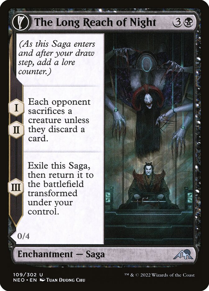 The Long Reach of Night card front