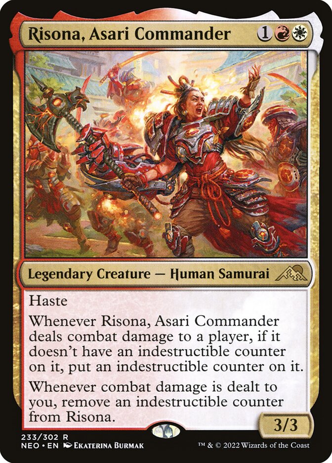 Risona, Asari Commander card front