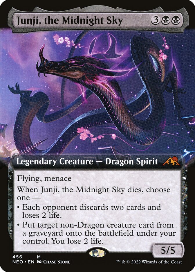 Junji, the Midnight Sky card front