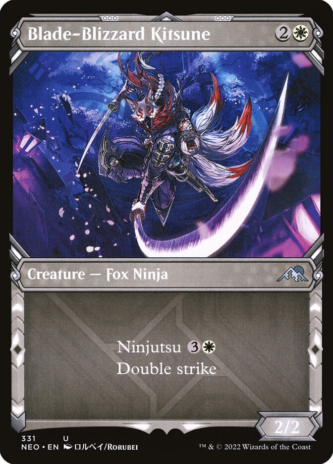 Blade-Blizzard Kitsune card front
