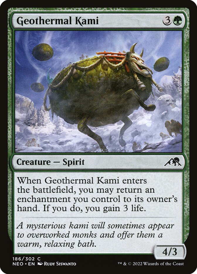 Geothermal Kami card front