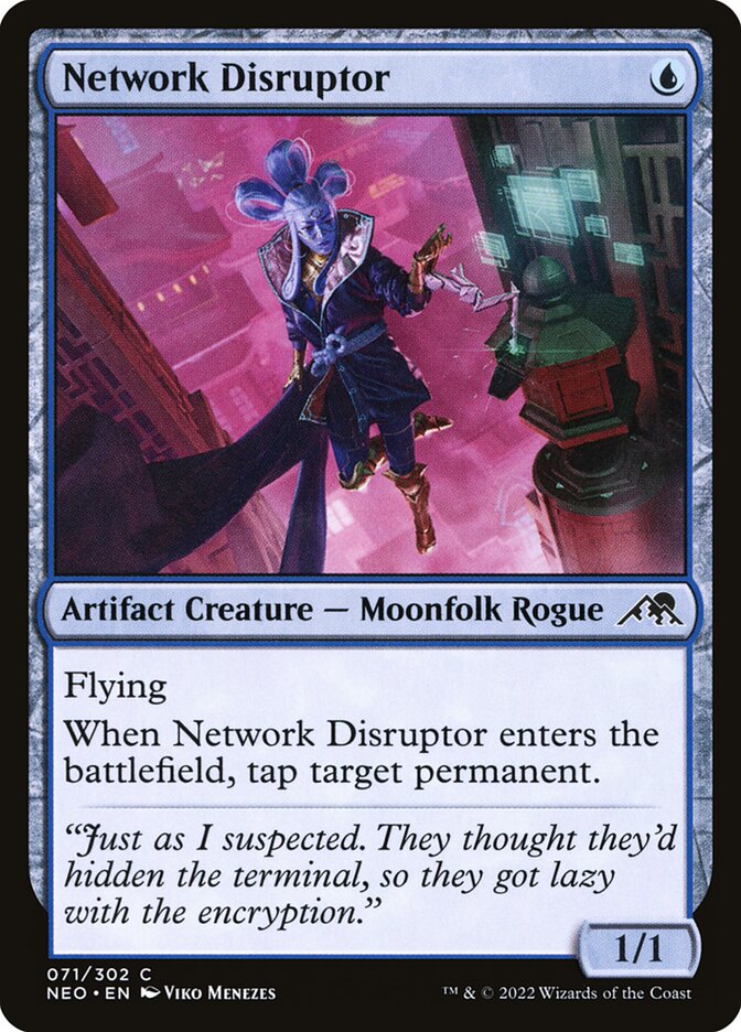 Network Disruptor card front