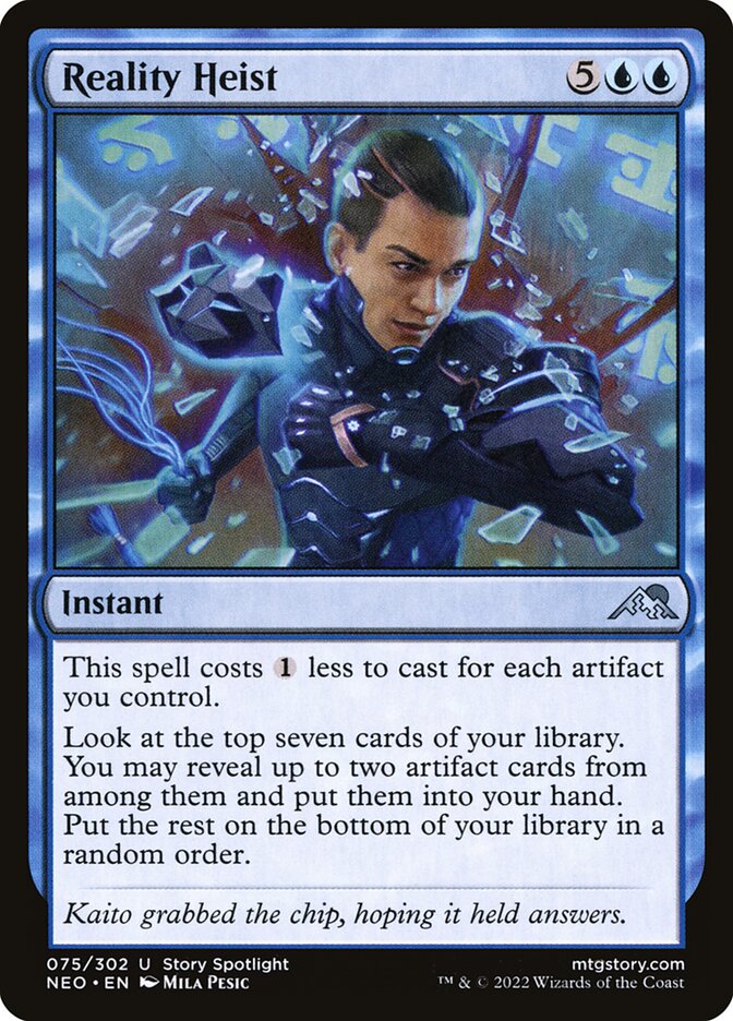 Reality Heist card front