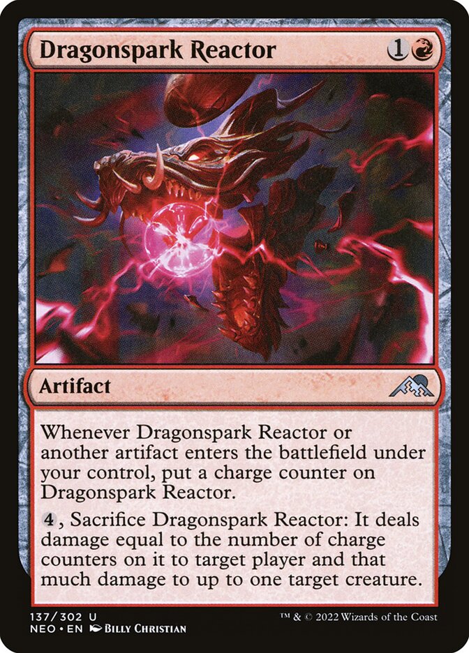 Dragonspark Reactor card front