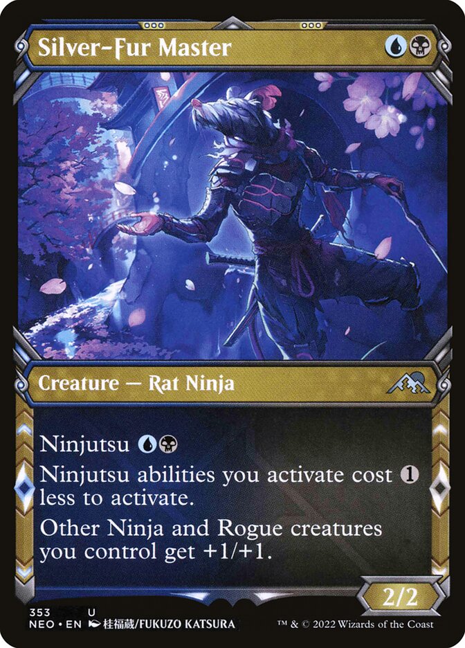 Silver-Fur Master card front