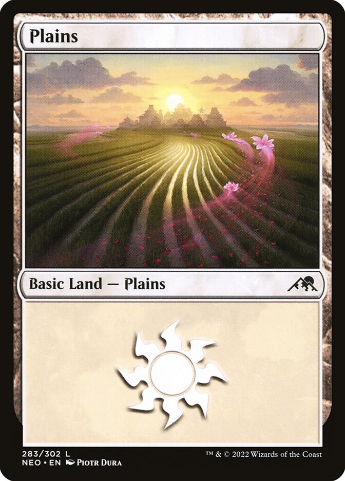 Plains card front
