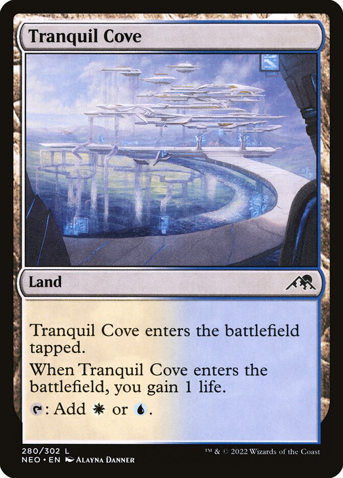 Tranquil Cove card front