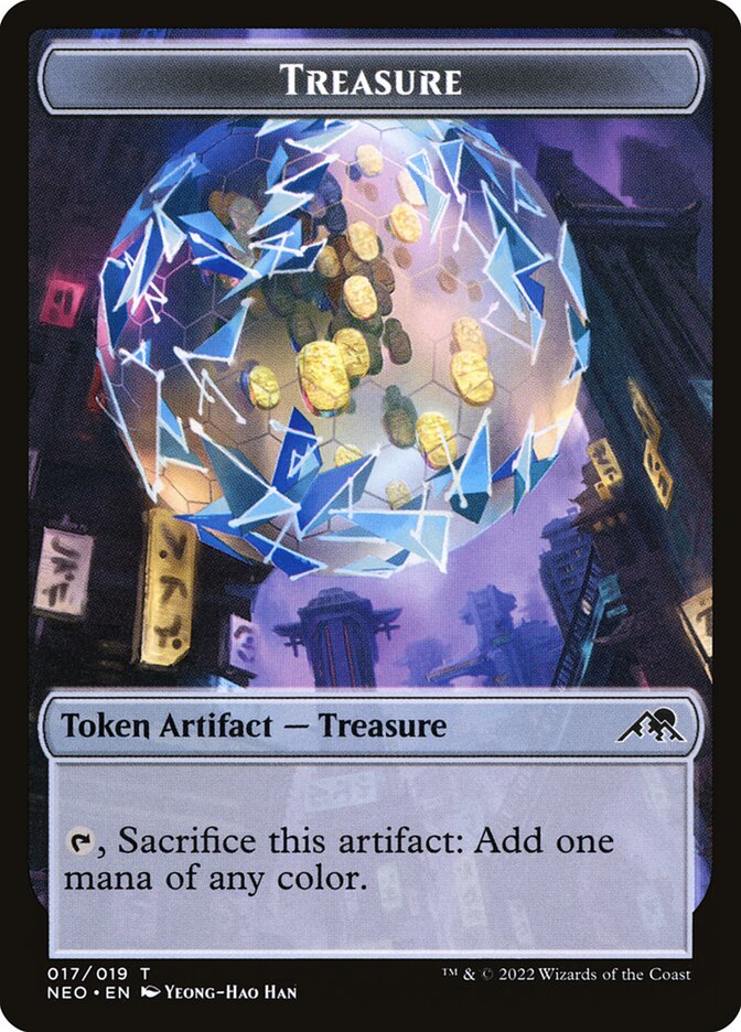 Treasure card front