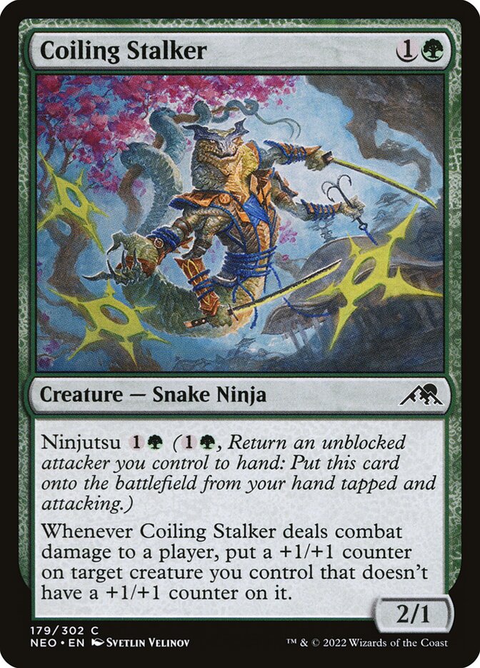 Coiling Stalker card front
