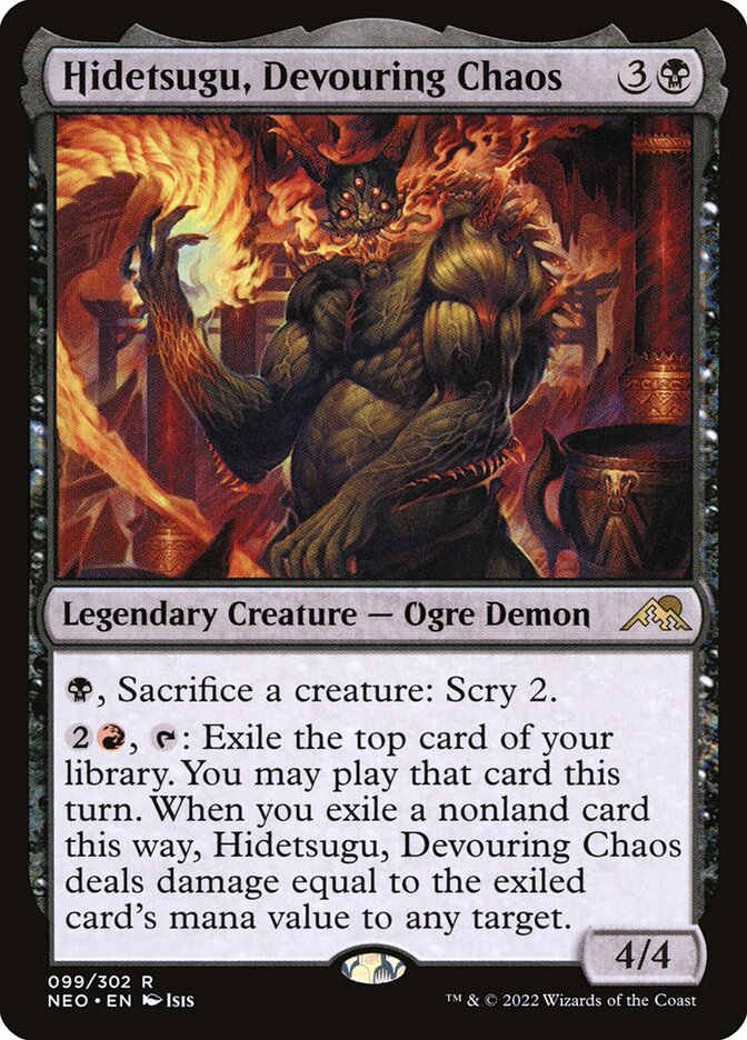 Hidetsugu, Devouring Chaos card front