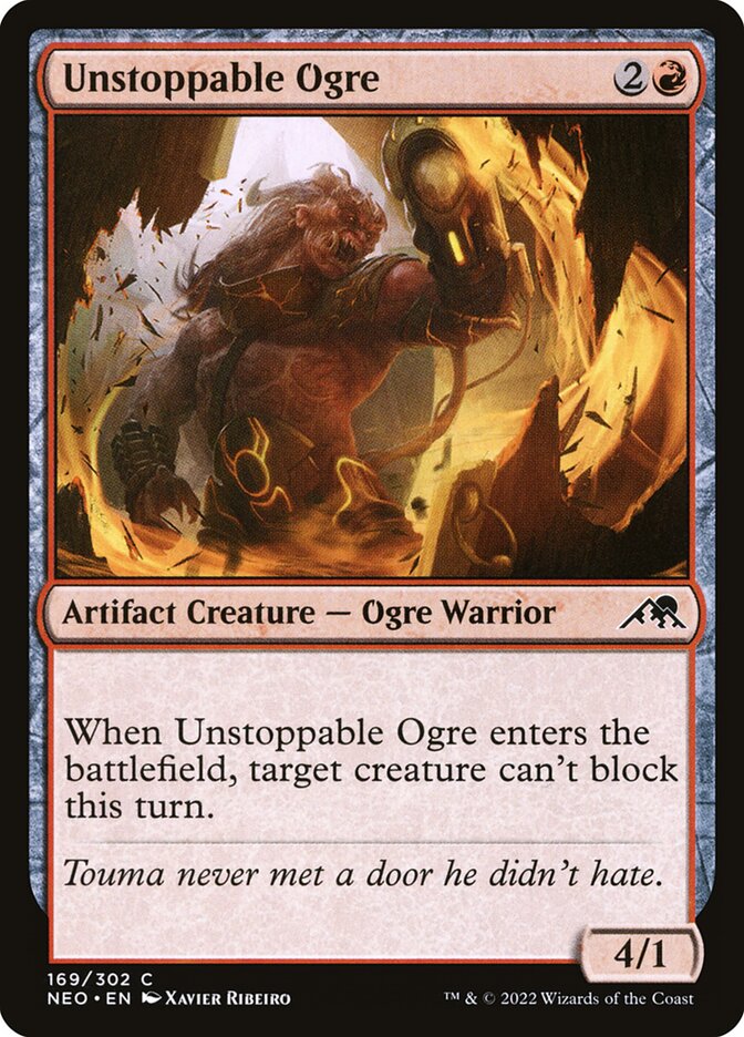 Unstoppable Ogre card front