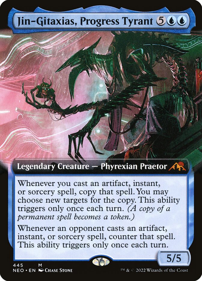 Jin-Gitaxias, Progress Tyrant card front