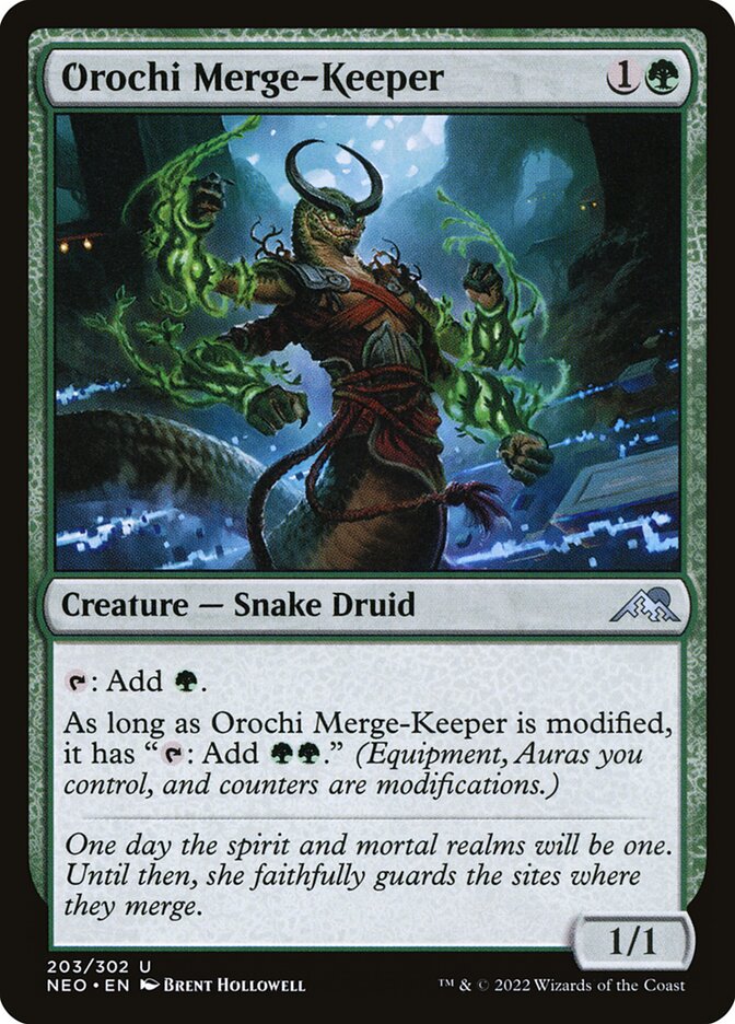 Orochi Merge-Keeper card front