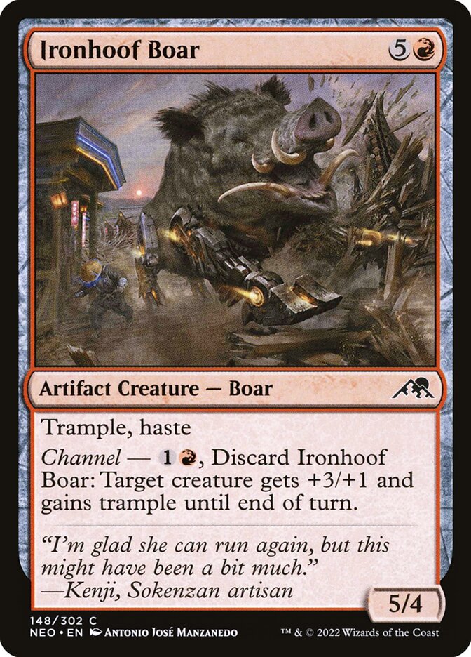 Ironhoof Boar card front