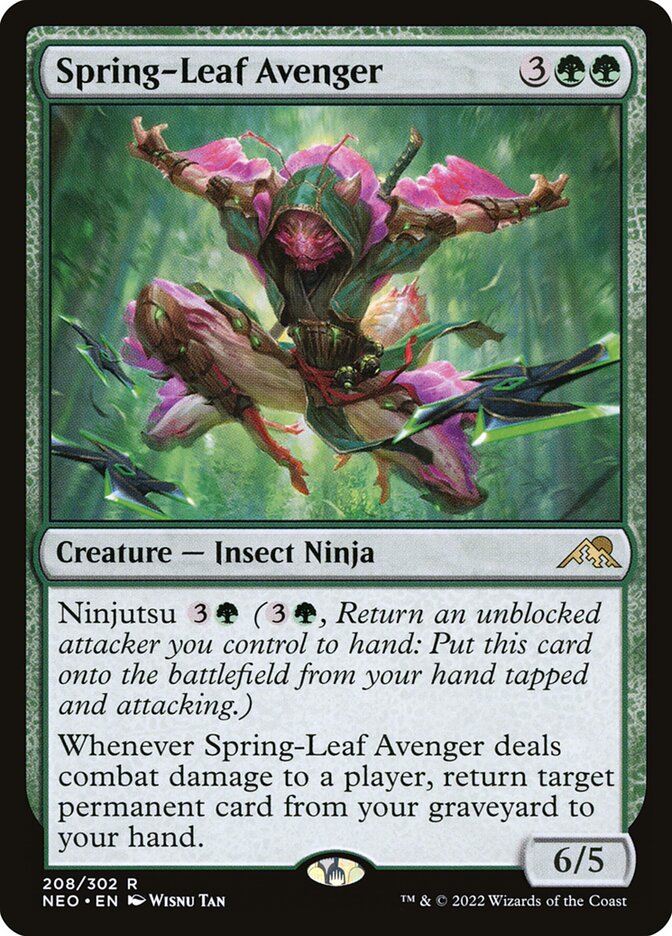 Spring-Leaf Avenger card front