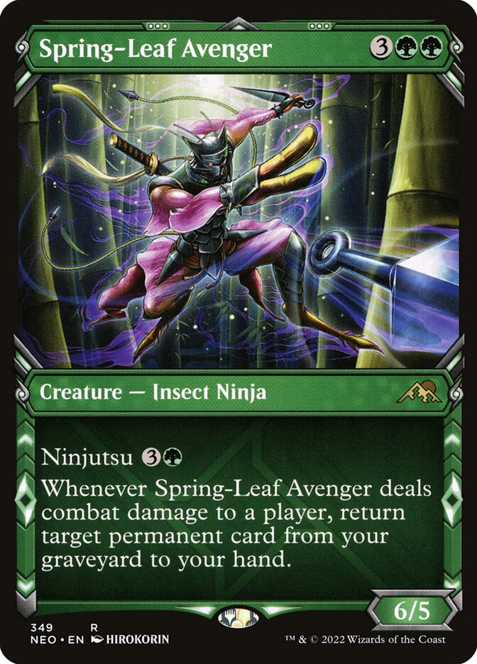 Spring-Leaf Avenger card front
