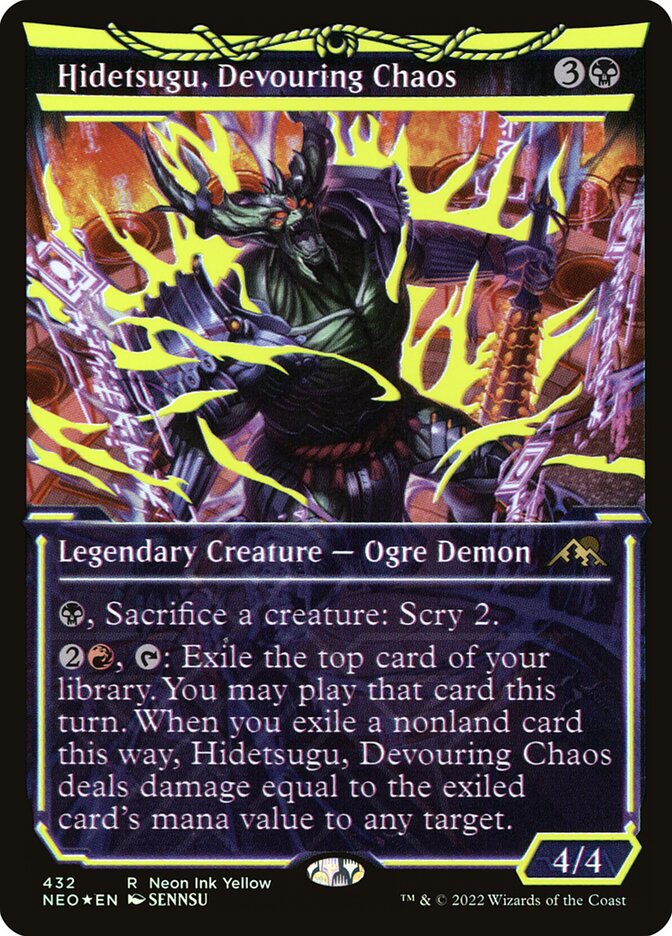 Hidetsugu, Devouring Chaos card front