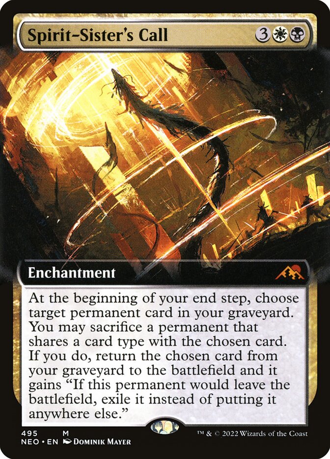 Spirit-Sister's Call card front
