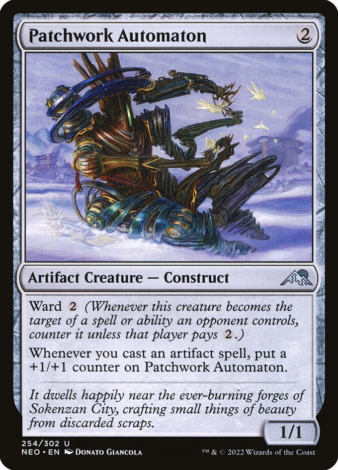 Patchwork Automaton card front