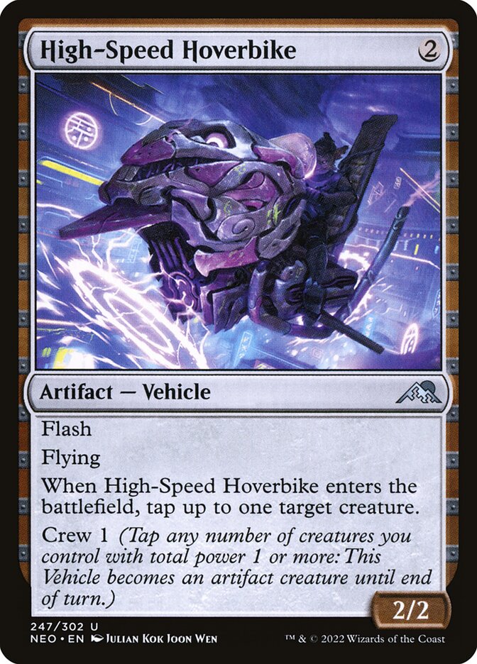 High-Speed Hoverbike card front