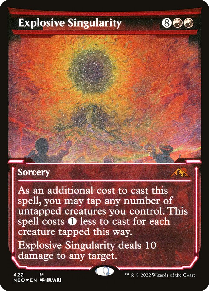 Explosive Singularity card front