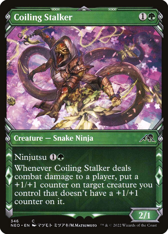 Coiling Stalker card front