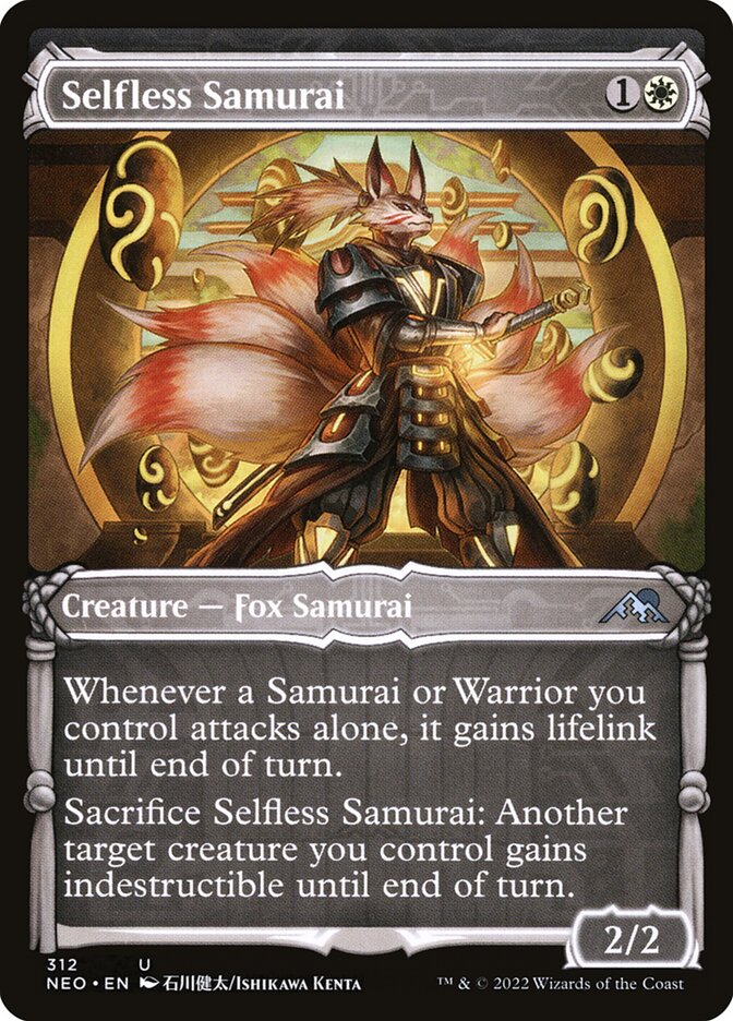 Selfless Samurai card front