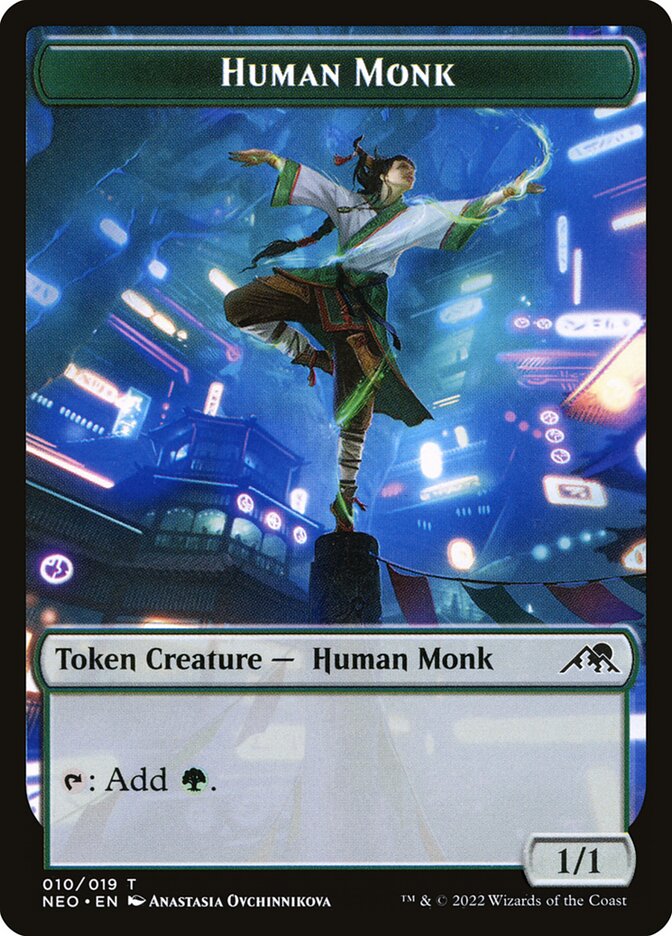 Human Monk card front