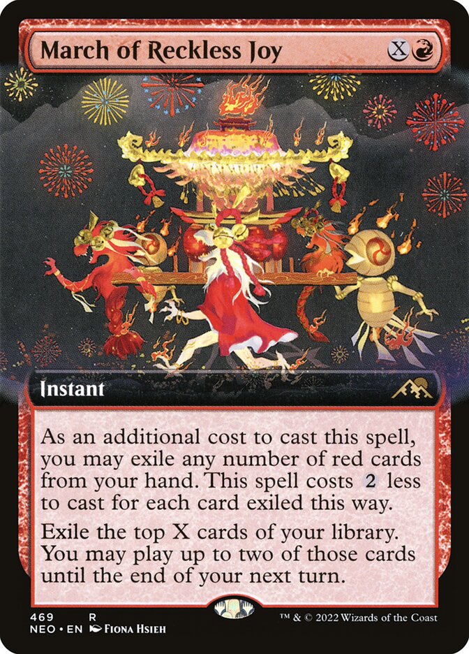 March of Reckless Joy card front