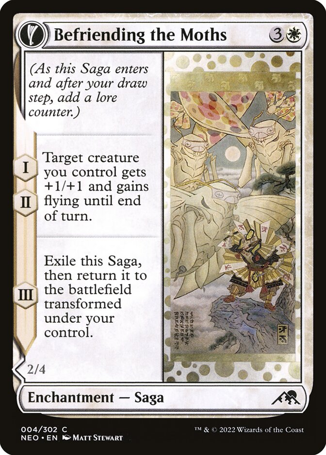 Befriending the Moths card front