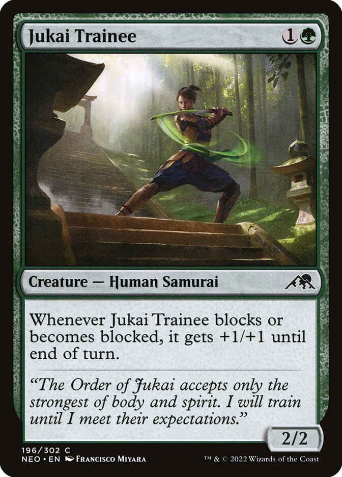 Jukai Trainee card front