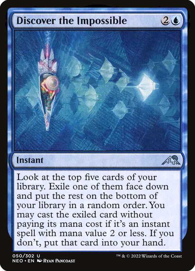 Discover the Impossible card front
