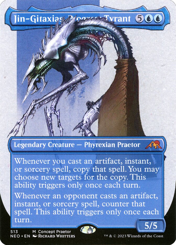 Jin-Gitaxias, Progress Tyrant card front