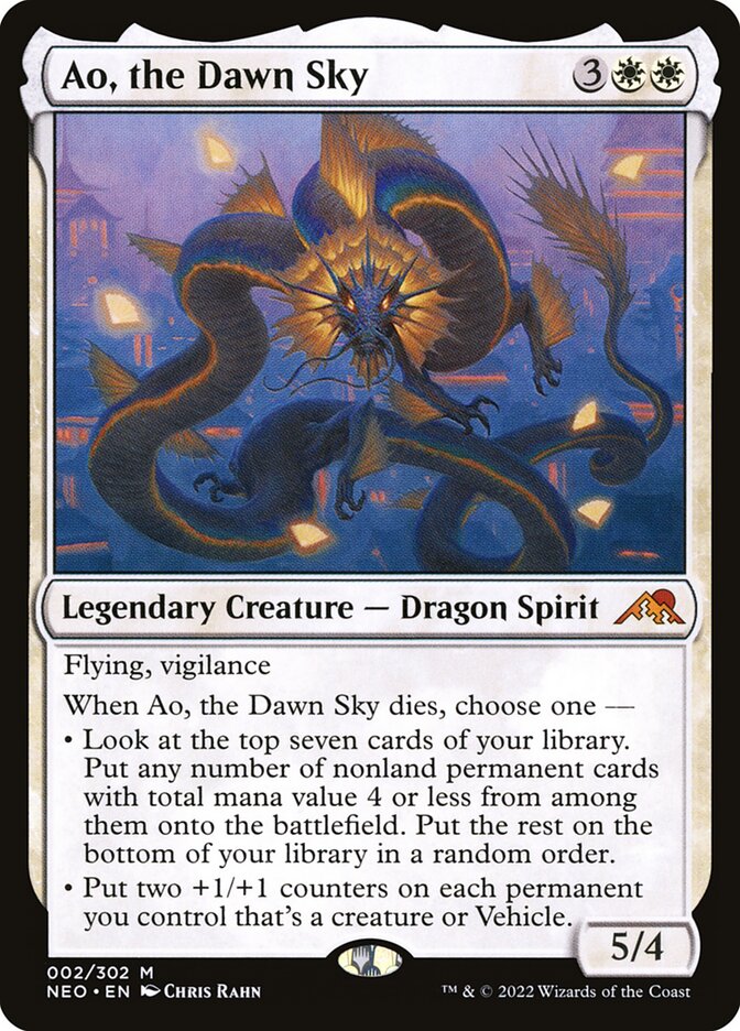 Ao, the Dawn Sky card front