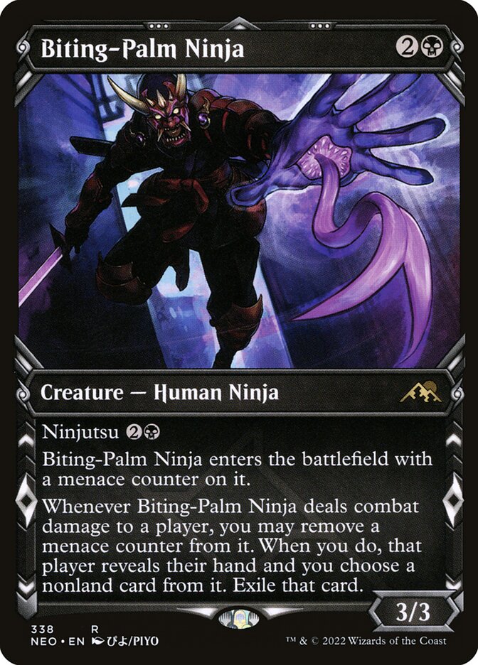 Biting-Palm Ninja card front