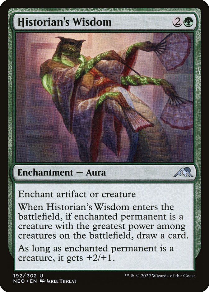 Historian's Wisdom card front