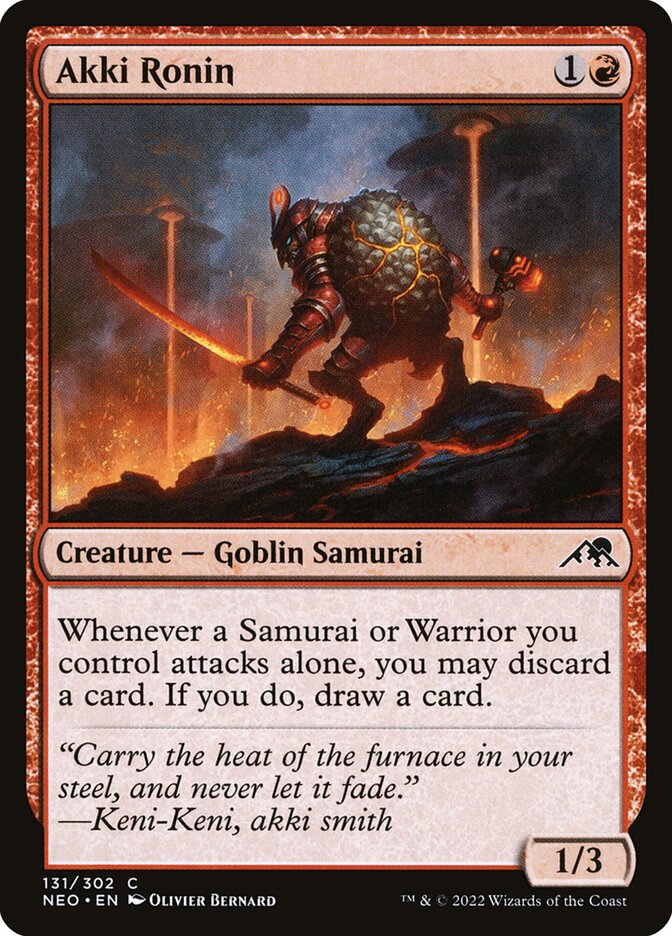 Akki Ronin card front