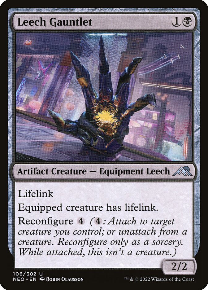 Leech Gauntlet card front