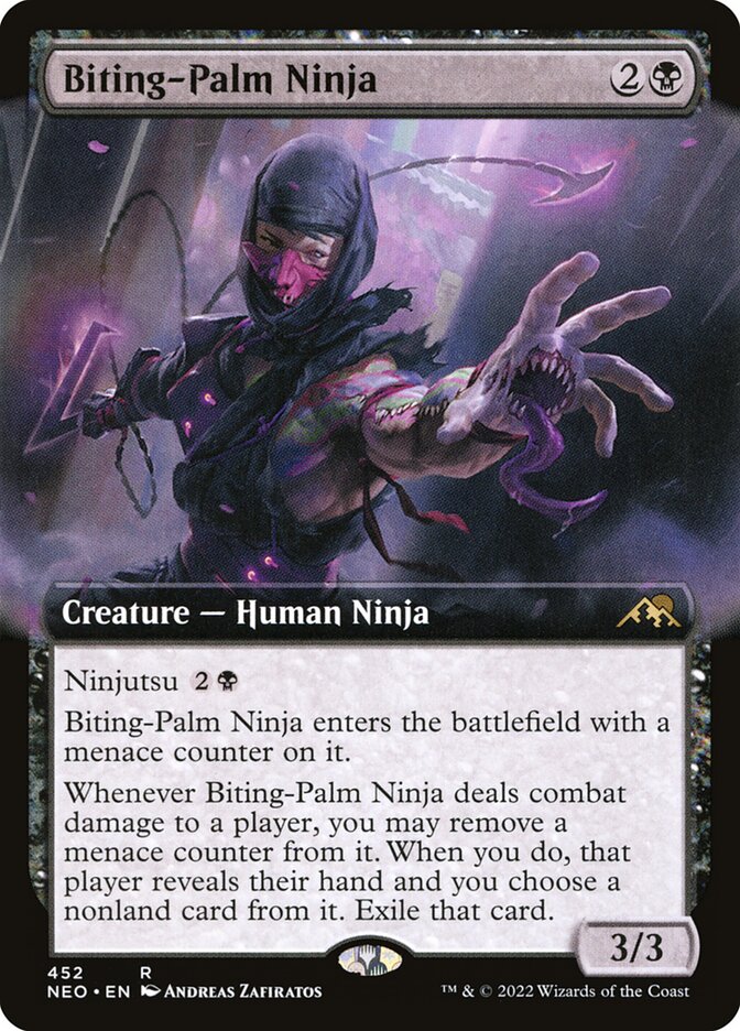 Biting-Palm Ninja card front