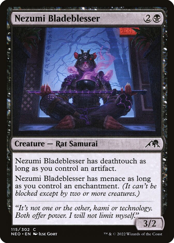 Nezumi Bladeblesser card front