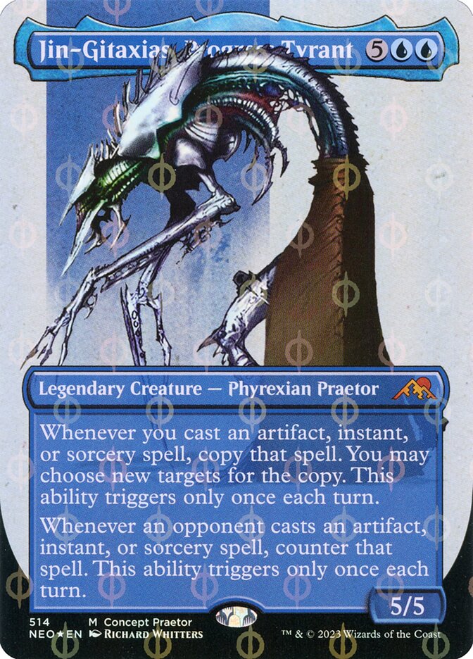 Jin-Gitaxias, Progress Tyrant card front
