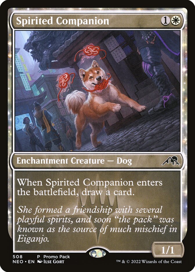 Spirited Companion card front