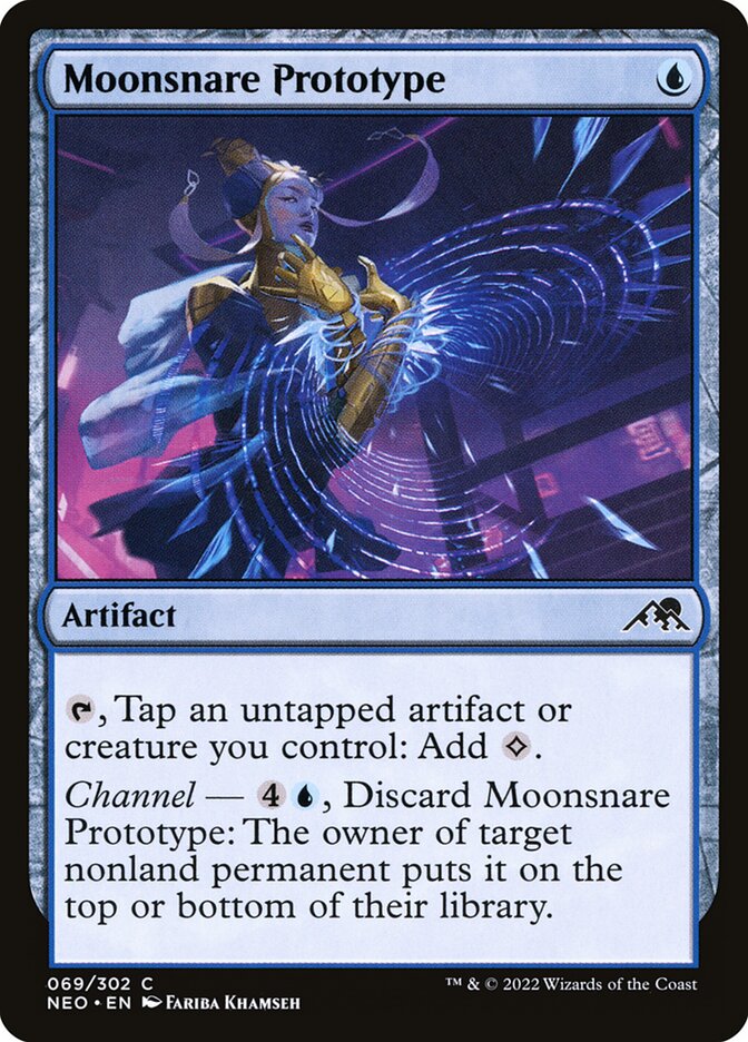 Moonsnare Prototype card front