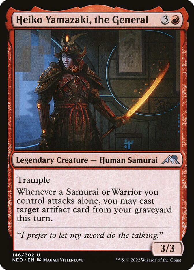 Heiko Yamazaki, the General card front