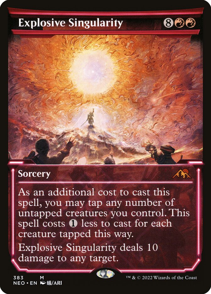 Explosive Singularity card front