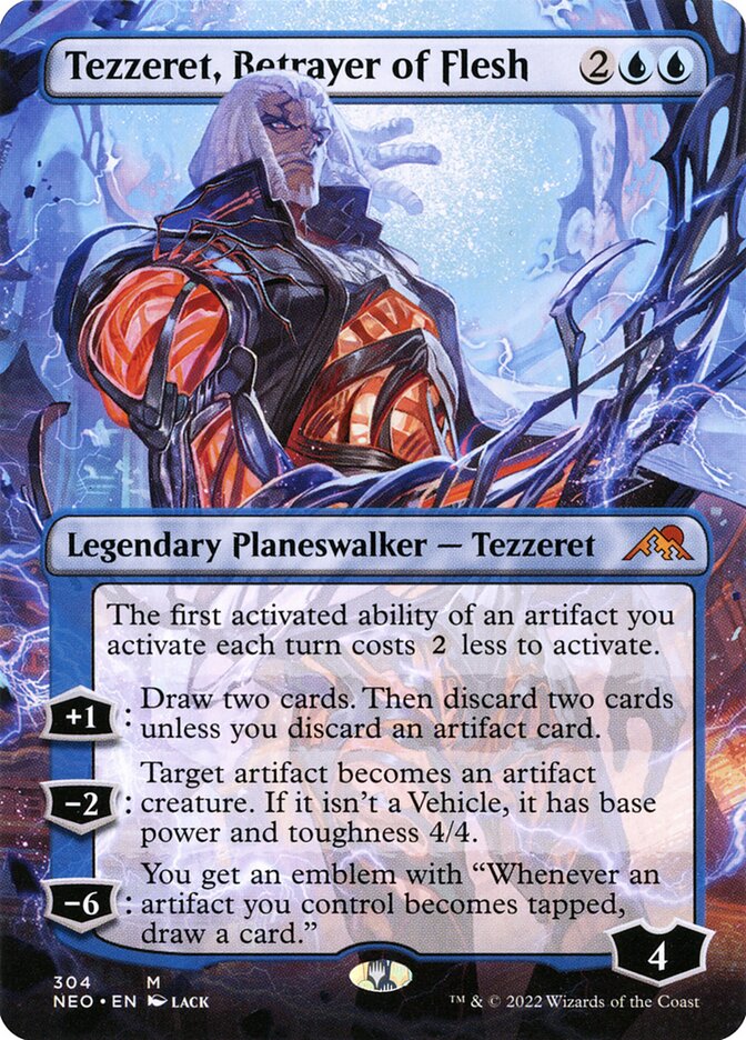Tezzeret, Betrayer of Flesh card front